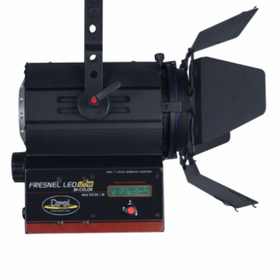 LED Fresnel de estúdio 120W bicolor 2700K° a 6500K°
