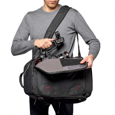 Mochila Manfrotto Multiloader Leve PRO Tamanho M para Câmeras DSLR/Filmadora MB PL2-BP-ML-M