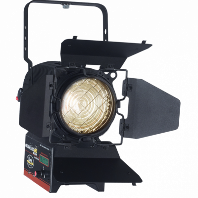 Refletor LED Fresnel compacto para estúdio, 200 W, branco variável, 2700 K° a 6500 K°