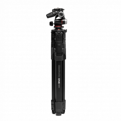 Tripé Manfrotto ONE Photo em alumínio com cabeça XPRO de 3 vias MKONEPA-3W
